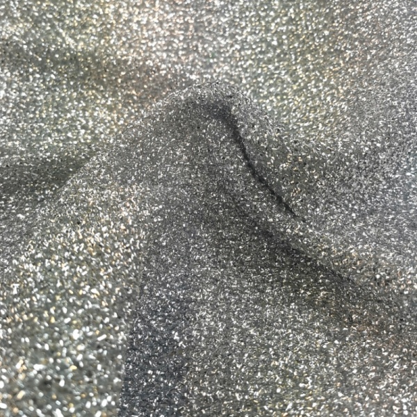 Glitter Fabric - SILVER